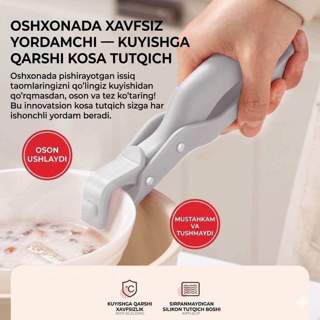 Qozon ushlagich - qulay va oson